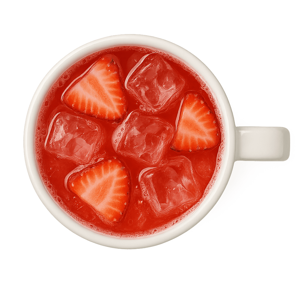 Strawberry refresher The coffee Shop El Paso Texas