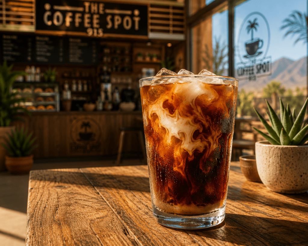 Best iced coffee el paso searches lead to The Coffee Spot 915 for bold, smooth, refreshing iced coffee on the Westside.